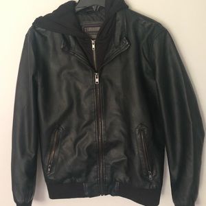Forever 21 Men’s Two-Piece Leather Jacket
